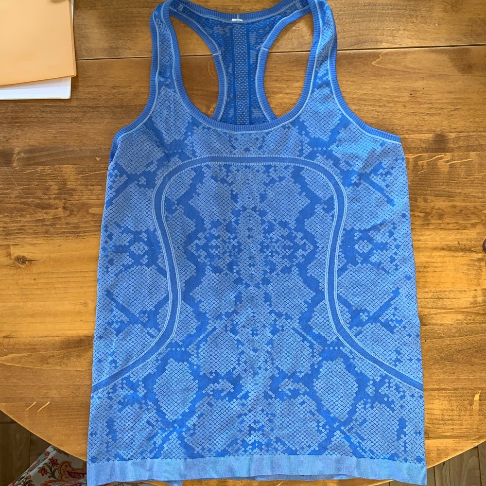 Lululemon swiftly tank workout top sz 10